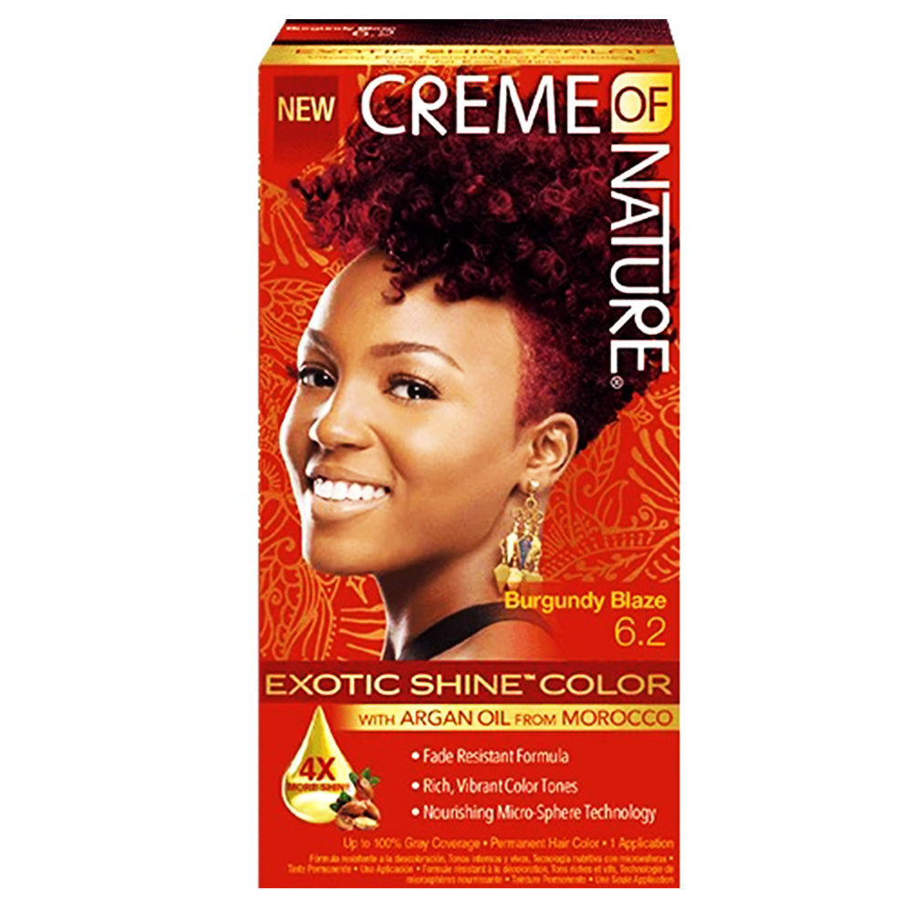 Crème of Nature Exotic Shine Color 6.2 Rouge Bordeaux Incandescent 56620