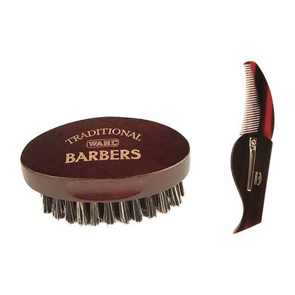 Wahl Ensemble Brosse et Peigne à Barbe Traditionnels #56769