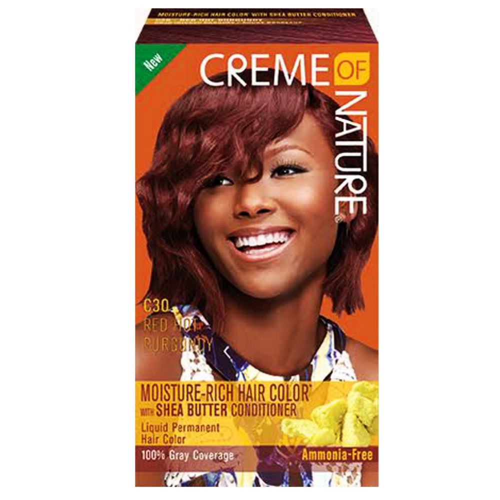 Creme Of Nature Coloration/Après-shampoing C30 Rouge Bourgogne Intense 64030