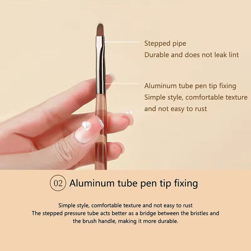 Gel Art Nail Brushes Set 9pcs 09016