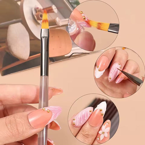 Gel Art Nail Brushes Set 9pcs 09016