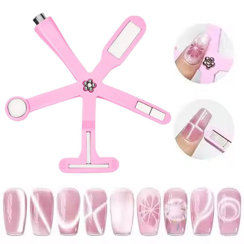 Aimant Œil de Chat Multifonctionnel 6-en-1 Rose 79922