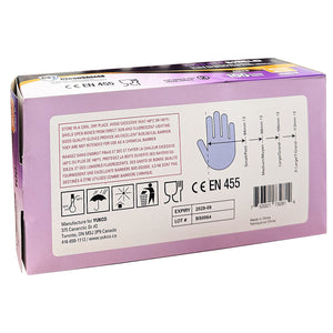 Gants d'examen en nitrile CleanShield bleus 100 unités taille M 120CB/73281