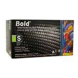 Aurelia Bold Nitrile PF Black Gloves 100PK Small 73996
