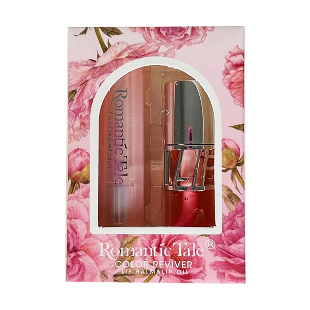 Coffret Baume à Lèvres et Huile à Lèvres Révélateurs de Couleur Romantic Tale RT-8256