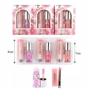 Coffret Baume à Lèvres et Huile à Lèvres Révélateurs de Couleur Romantic Tale RT-8256