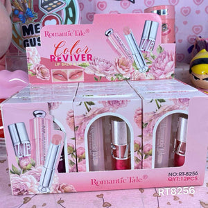 Coffret Baume à Lèvres et Huile à Lèvres Révélateurs de Couleur Romantic Tale RT-8256