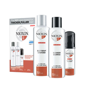 Nioxin4 Cheveux Colorés Affinés B/M Kit 78951