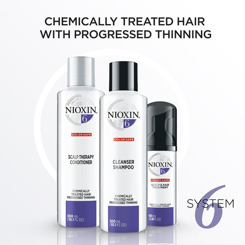 Nioxin 6 Cheveux Traités Chimiquement Affinés Progressif