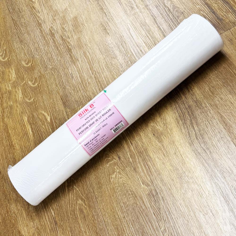 Rouleau de drap de lit non tissé en soie B avec trou facial 32"x72" NBS30 26188