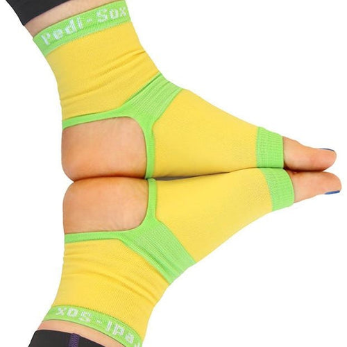 Barefoot Pedi-Sox Energy/Yellow-Green Trim PSB-802