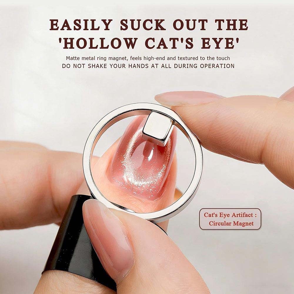 Aimant à ongles œil de chat circulaire 99027
