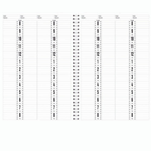 Deluxe Salon Appointment Book - 4 Column AB104