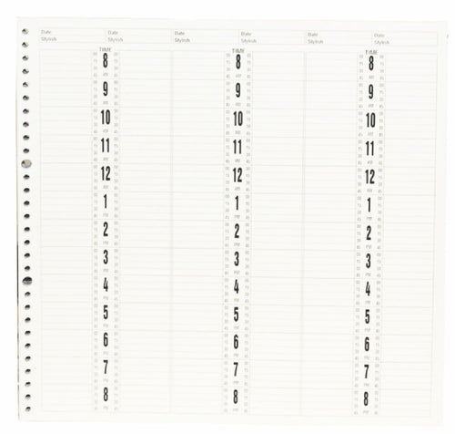 Recharge pour agenda 6 colonnes Daniel Stone 200 pages AB226R