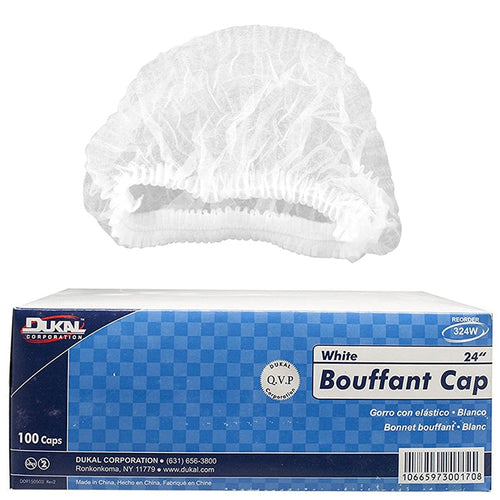 Dukal Charlotte 60 cm Blanc, Paquet de 100. #324W