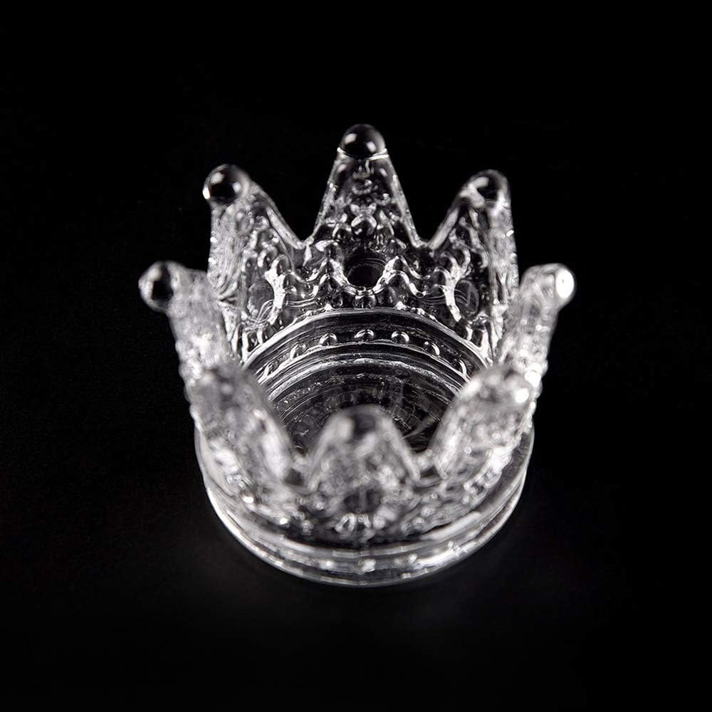 Glass Dappen Dish & Brush Holder GDD-2N1 00201
