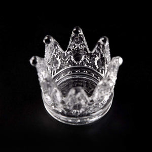 Glass Dappen Dish & Brush Holder GDD-2N1 00201