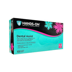 Hands On Nitrile PF Teal Examination Gloves 100pcs - XSmall