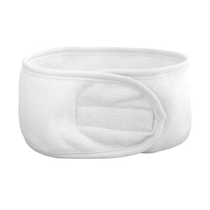 Bandeau éponge en soie grande taille blanc - 26009