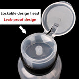 Flacon vide verrouillable Linc Q Clear avec distributeur à poussoir, 220 ml, 00220