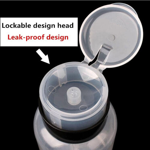 Flacon vide verrouillable Linc Q Clear avec distributeur à poussoir, 220 ml, 00220