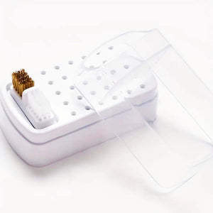 Nail Drill Bit Holder 2 in 1 30 Holes 02412