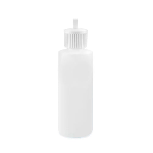 Natural Cylinder Bottles - 4 oz, Flip Top Cap 14500