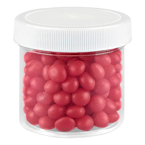 Bocal en plastique transparent à large ouverture 3 oz, couvercle blanc 00811