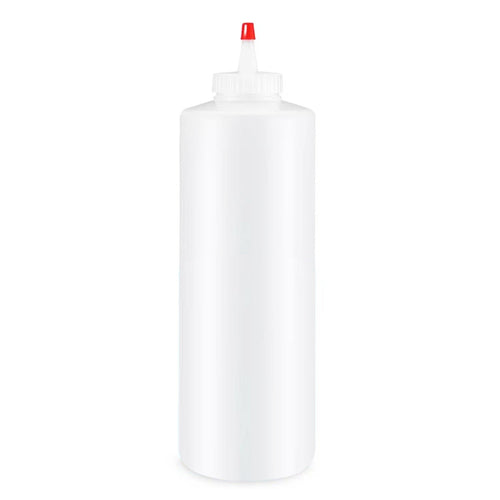 Bouteille Cylindrique Squeezable en Plastique 32 oz 18127