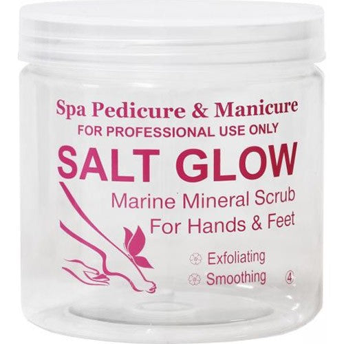 Pot PET imprimé Berkeley avec couvercle 16 oz SALT GLOW BJ212-04