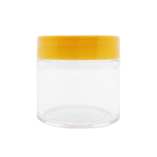 Berkeley Clear Thick-Wall Round Jar Gold Cap 30ml BJ300GD