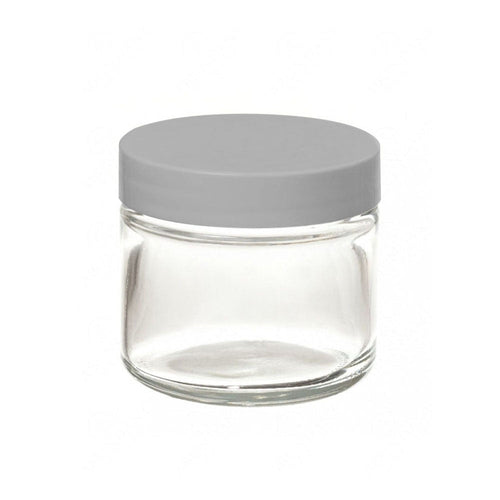 Bocal rond à paroi épaisse Berkeley avec bouchon argenté 30ml BJ300SV