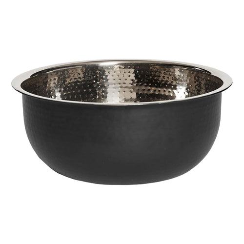 Noel Asmar Cuve Pédicure Acier Inoxydable Martelé Noir PB3014B