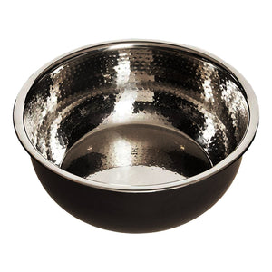 Noel Asmar Pedi Bowl Hammered Stainless Steel Black PB3014B
