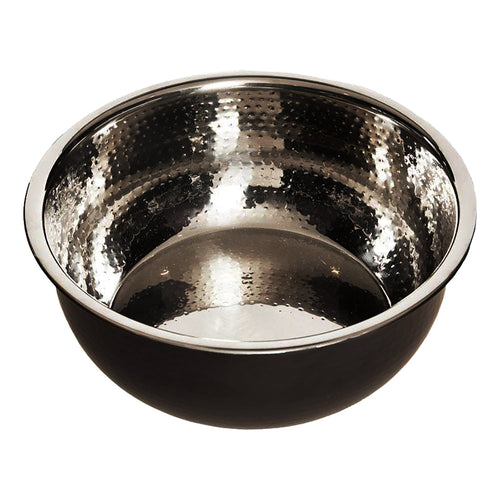 Noel Asmar Cuve Pédicure Acier Inoxydable Martelé Noir PB3014B