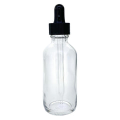 Glass Dropper Bottles 4 oz - Clear 43111