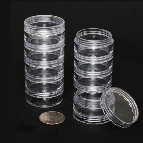 Lot de 5 bocaux ronds empilables Berkeley 3,8 x 8,1 cm BT636-CL