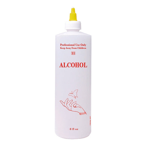 Bouteille étiquetée de 8 oz avec bouchon - Alcool - LB502