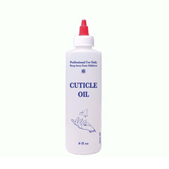 8oz Labeled Bottle With Cap - Cuticle Oil -  LB506
