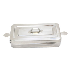 MBI-949 Instruments Sterilizing Tray With Cover 8"x4"x2"