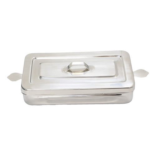 Plateau de stérilisation pour instruments MBI-949 avec couvercle 20,3x10,2x5,1 cm