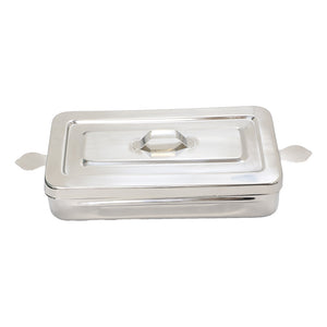 MBI-953 Plateau de stérilisation pour instruments avec couvercle 25,4 cm x 10,16 cm x 5,08 cm
