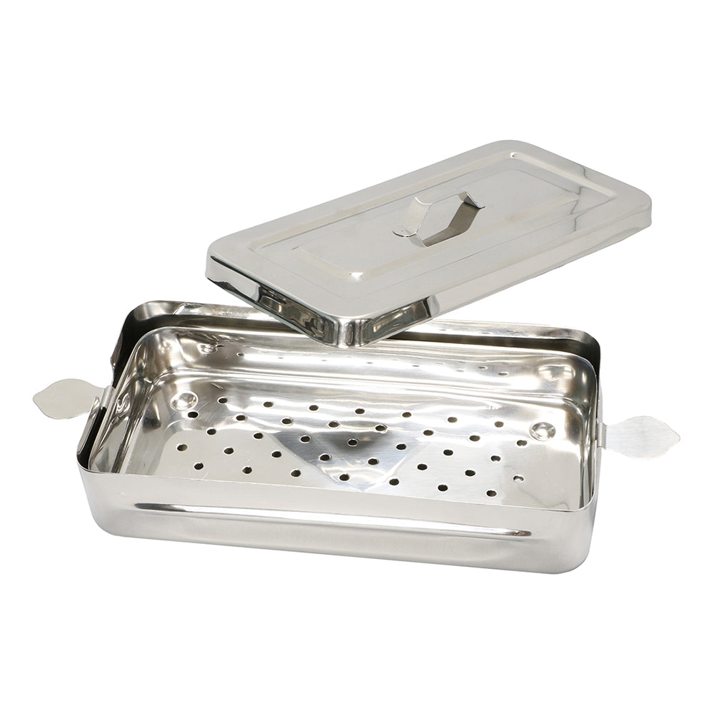 MBI-953 Plateau de stérilisation pour instruments avec couvercle 25,4 cm x 10,16 cm x 5,08 cm
