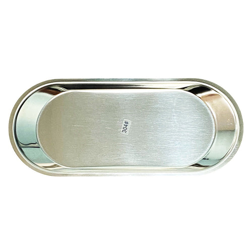 Salonnex Plateau utilitaire en acier inoxydable 4"x9.15"x0.5" SNUT20