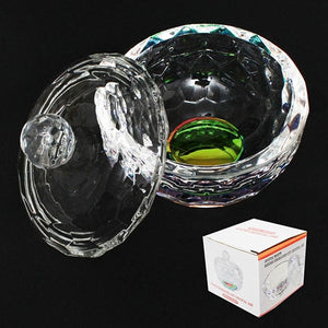 Pot en cristal taillé gravé rond Berkeley 2oz PJ137