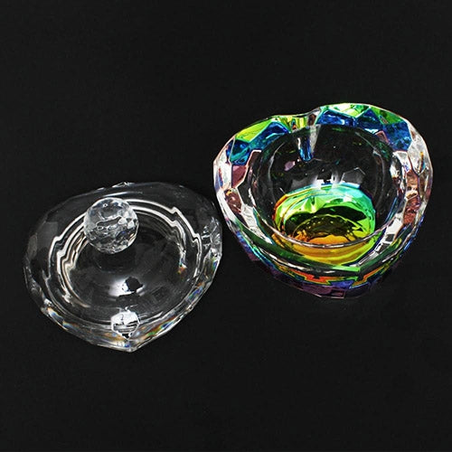 Bocal en cristal Berkeley Heart gravé et taillé 2 oz PJ138