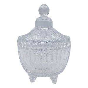 Pot et tasse en verre vintage Berkeley avec couvercle en verre 65ml PJ142