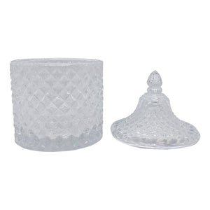 Bocal et tasse en verre Berkeley Vintage-4 avec couvercle en verre PJ143 (TG039)