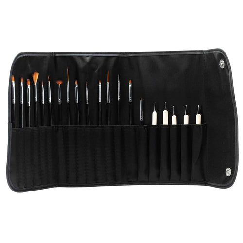 Lot de 20 pinceaux Nail Art Cuccio CPBR9008 17004