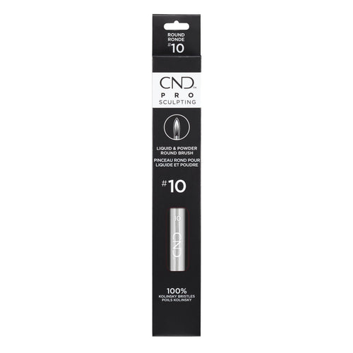 CND Pro Sculpting Liquid & Powder Round Brush #10 01770